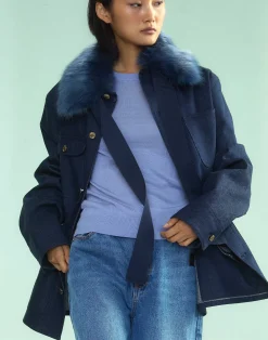 Cynthia Rowley Aspen Crewneck Knit Top PRWKL Hot