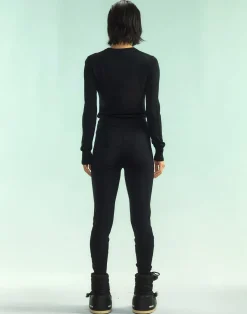 Cynthia Rowley Aspen Knit Jogger BLACK Hot