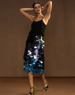 Cynthia Rowley Aurora Skirt NGTSKY New