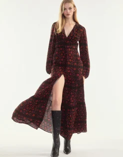 Cynthia Rowley Autumn Maxi Dress GEOBLRD Fashion