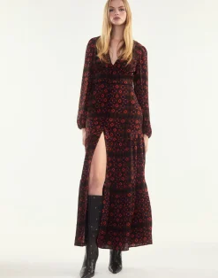 Cynthia Rowley Autumn Maxi Dress GEOBLRD Fashion
