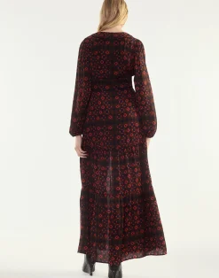 Cynthia Rowley Autumn Maxi Dress GEOBLRD Fashion
