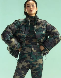 Cynthia Rowley Backcountry Puffer Jacket GRNCAM Fashion