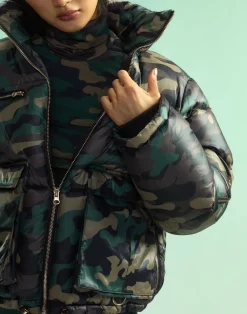 Cynthia Rowley Backcountry Puffer Jacket GRNCAM Fashion