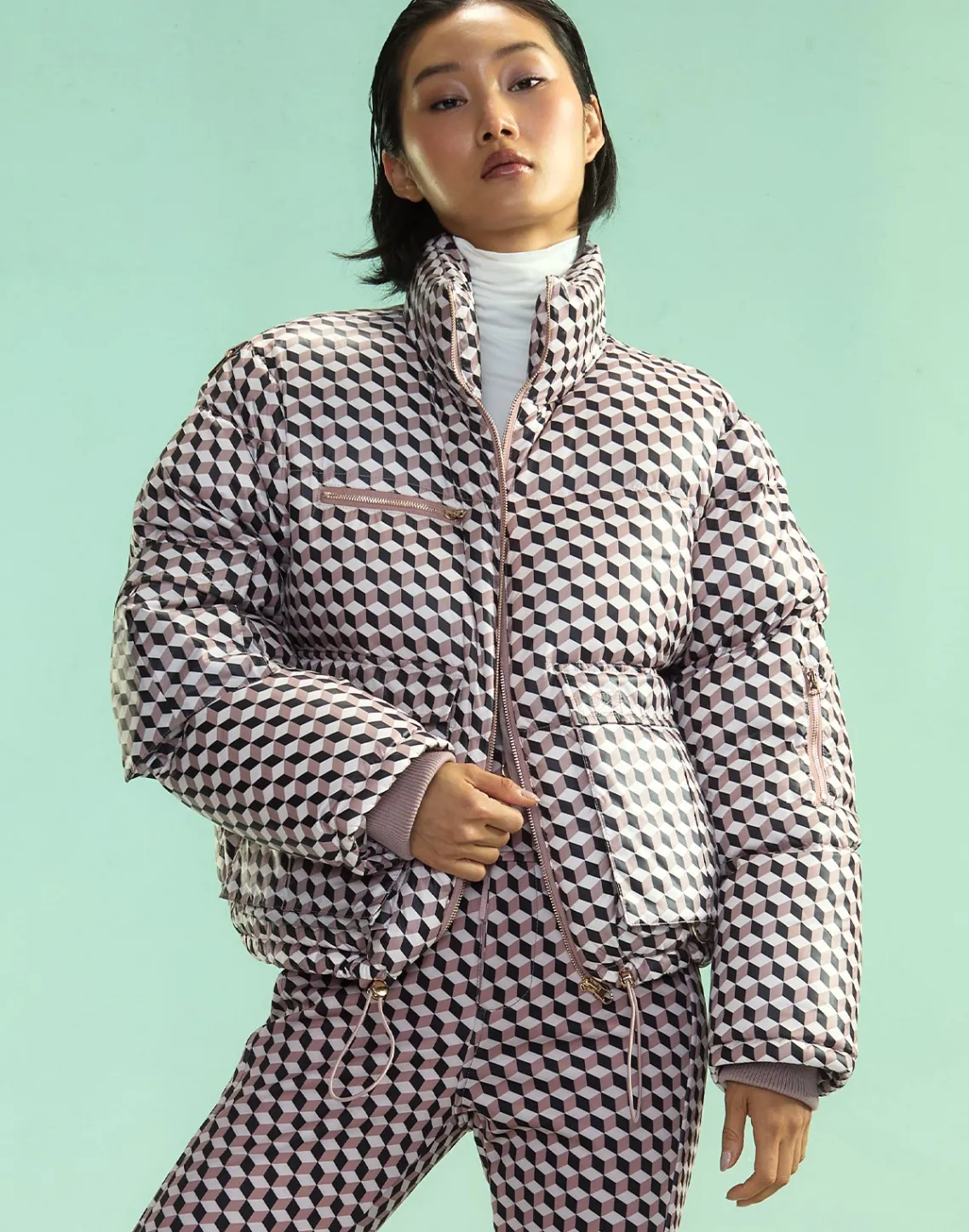 Cynthia Rowley Backcountry Puffer Jacket TPMUL Hot