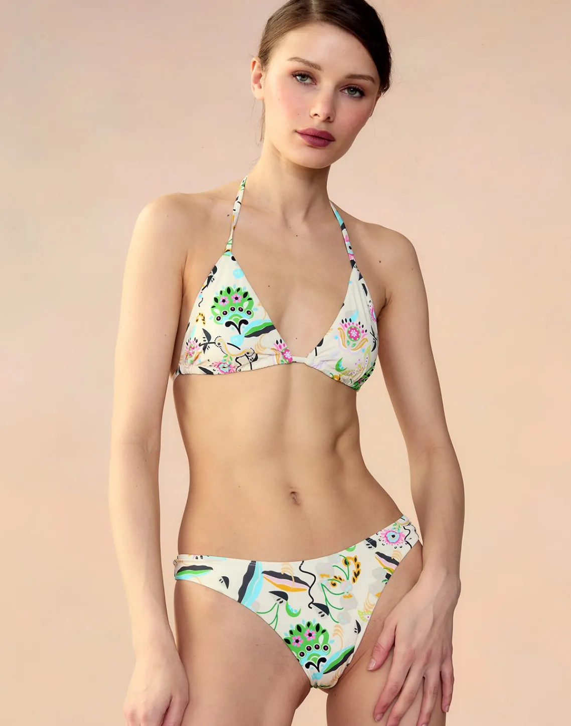 Cynthia Rowley Baia Bikini Bottoms WHTFL Sale