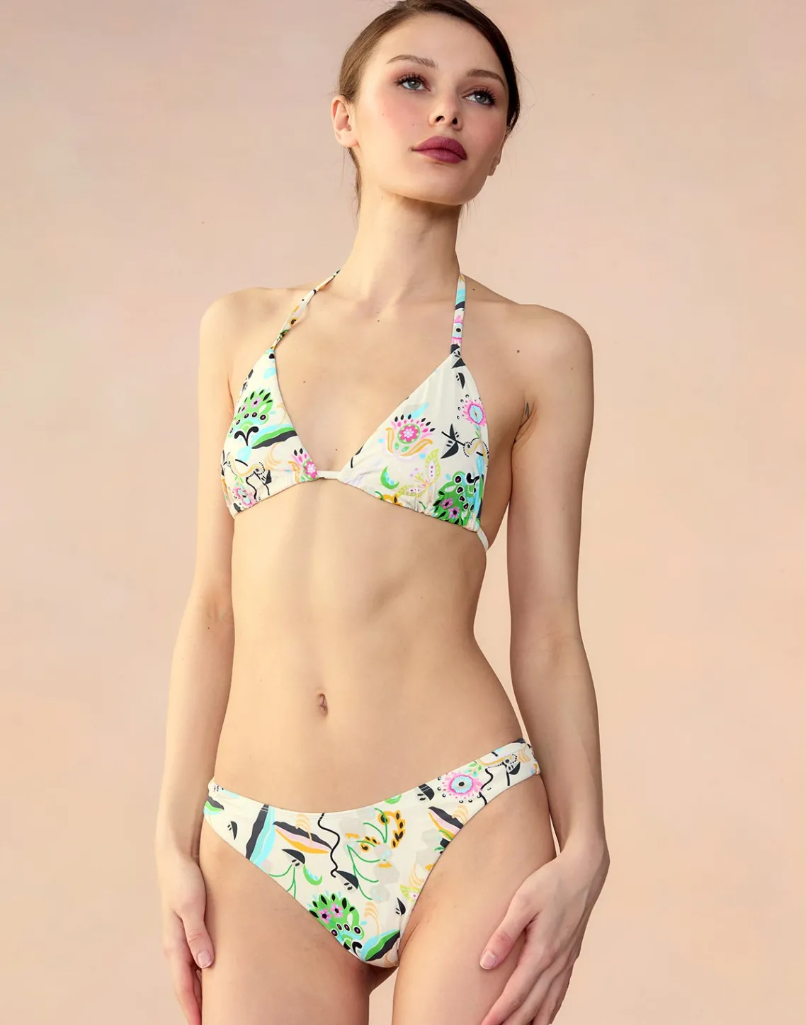 Cynthia Rowley Baia Bikini Bottoms WHTFL Sale