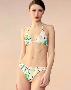 Cynthia Rowley Baia Bikini Bottoms WHTFL Sale