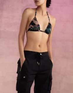 Cynthia Rowley Baia Bikini Top GRNCAM Sale