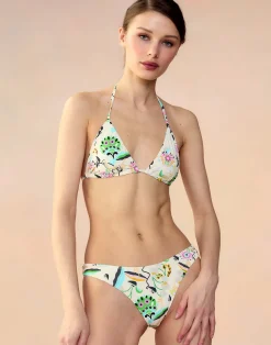 Cynthia Rowley Baia Bikini Top WHTFL Sale