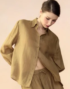 Cynthia Rowley Baleira Blouse GLDYLW Best