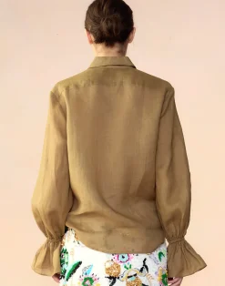 Cynthia Rowley Baleira Blouse GLDYLW Best