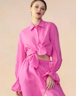 Cynthia Rowley Baleira Blouse HTPNK Best