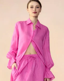 Cynthia Rowley Baleira Blouse HTPNK Best