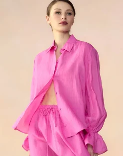 Cynthia Rowley Baleira Blouse HTPNK Best