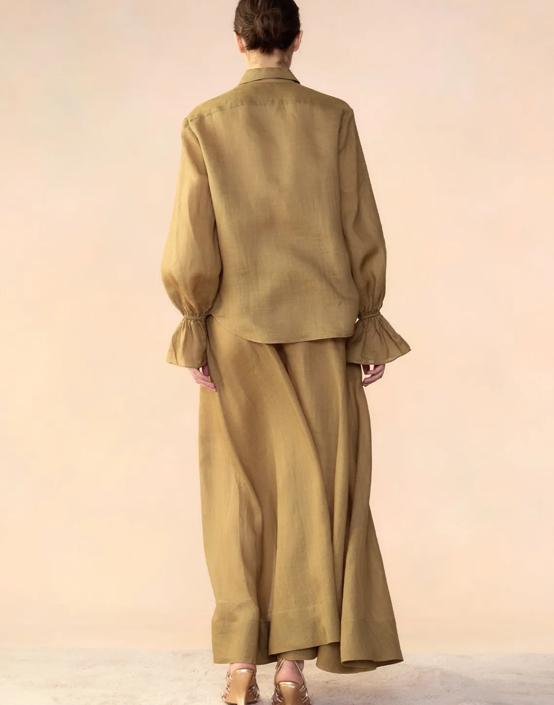 Cynthia Rowley Baleira Skirt GLDYLW Sale