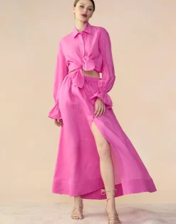 Cynthia Rowley Baleira Skirt HTPNK Hot