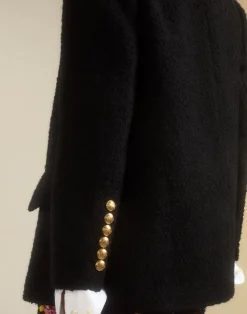 Cynthia Rowley Bardot Bouclé Blazer BLACK Sale