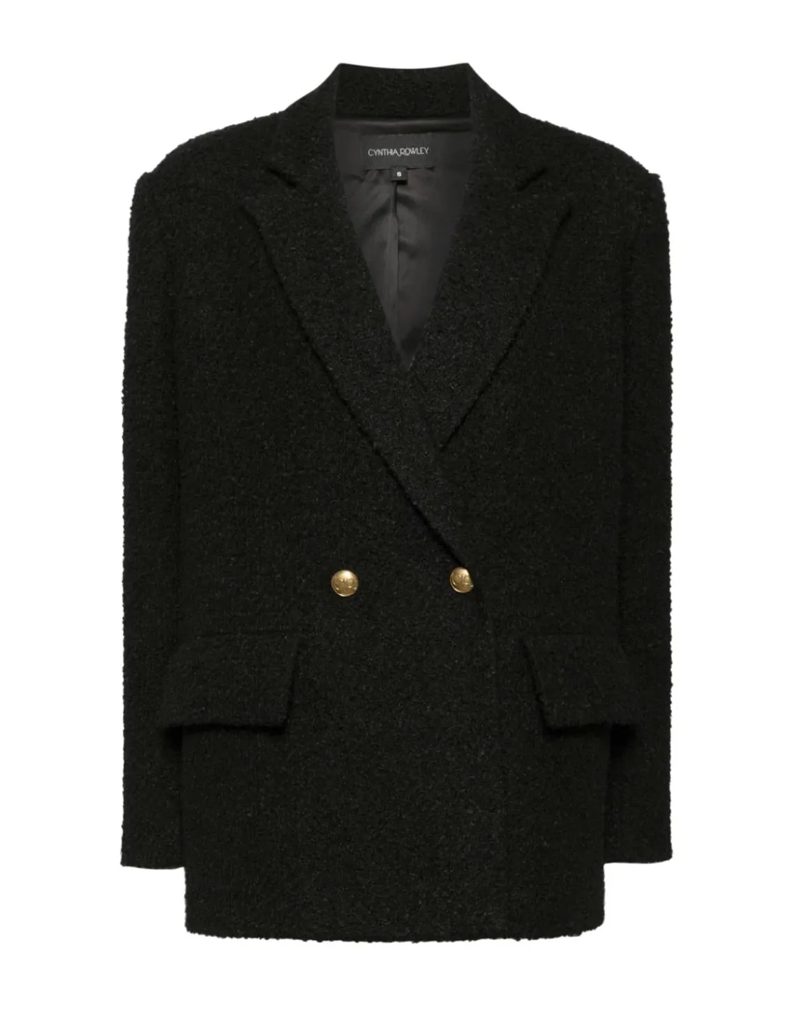 Cynthia Rowley Bardot Bouclé Blazer BLACK Sale