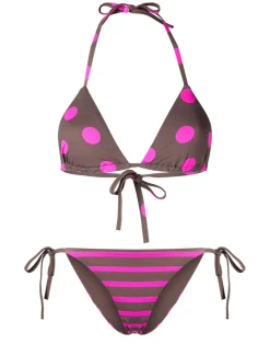Cynthia Rowley Becca String Bikini Bottom BRWPNK Discount