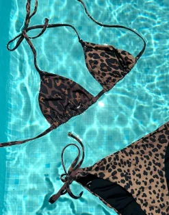 Cynthia Rowley Bella Bikini Top LEOPD Best