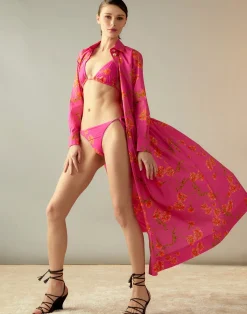 Cynthia Rowley Bella Bikini Top PNKFL Best