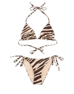 Cynthia Rowley Bella Bikini Top ZEBRA Best