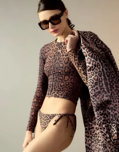 Cynthia Rowley Bella Rashguard LEOPD New