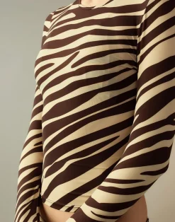 Cynthia Rowley Bella Rashguard ZEBRA Outlet