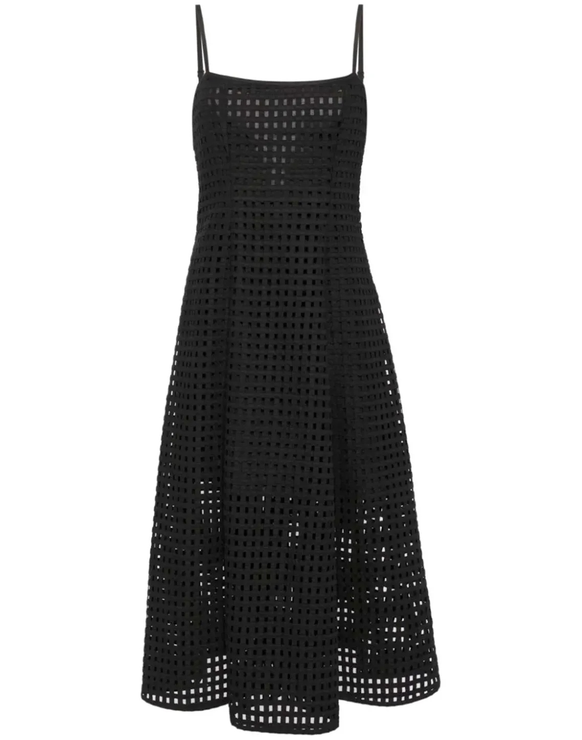 Cynthia Rowley Birdcage Midi Dress BLACK Online