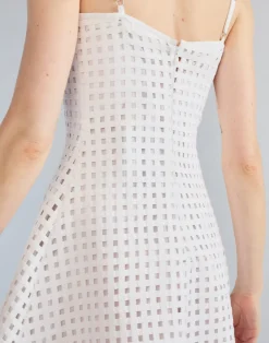 Cynthia Rowley Birdcage Mini Dress White Clearance