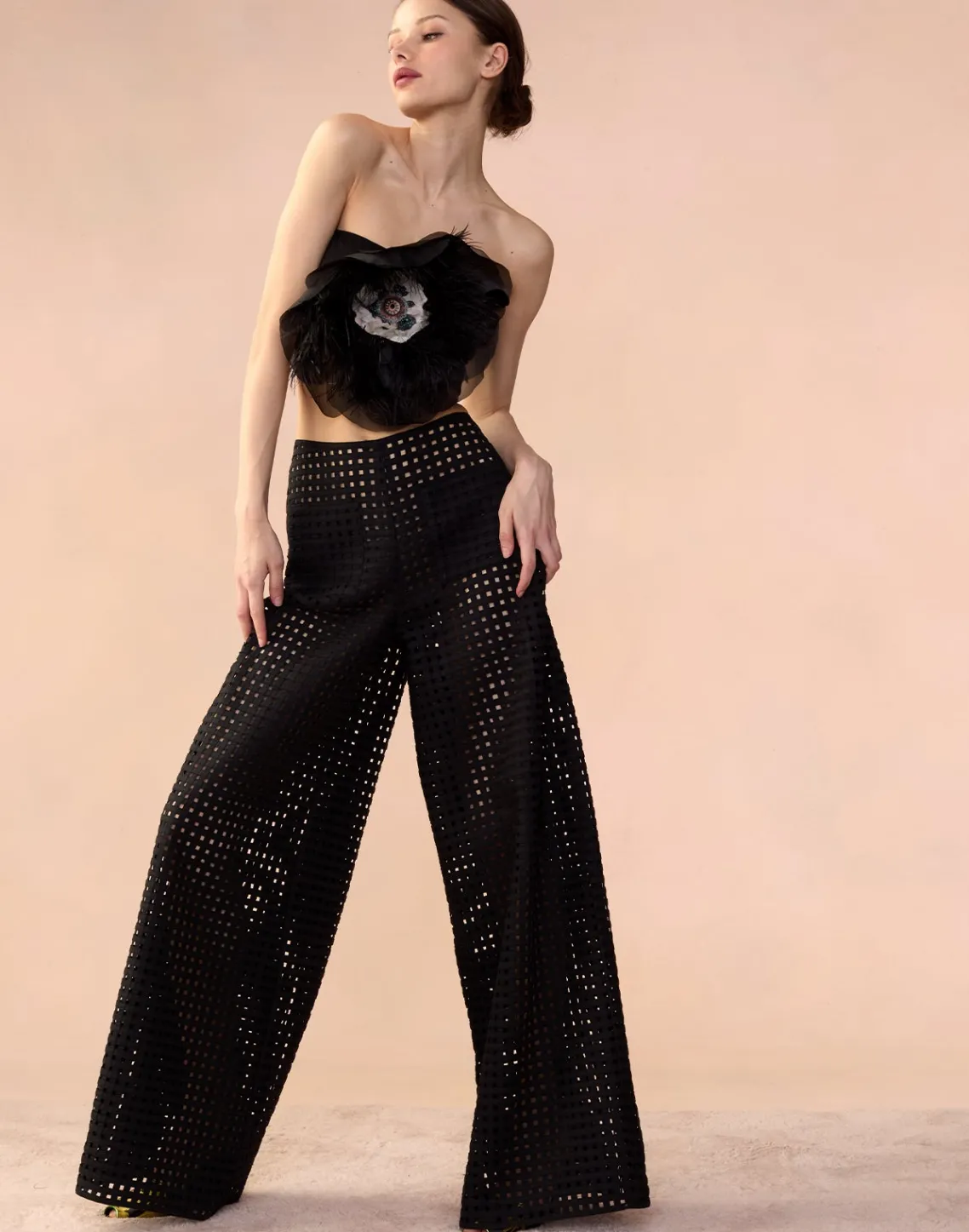 Cynthia Rowley Birdcage Pants BLACK Best