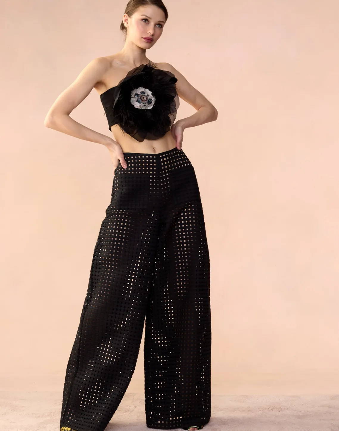 Cynthia Rowley Birdcage Pants BLACK Best