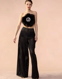 Cynthia Rowley Birdcage Pants BLACK Best