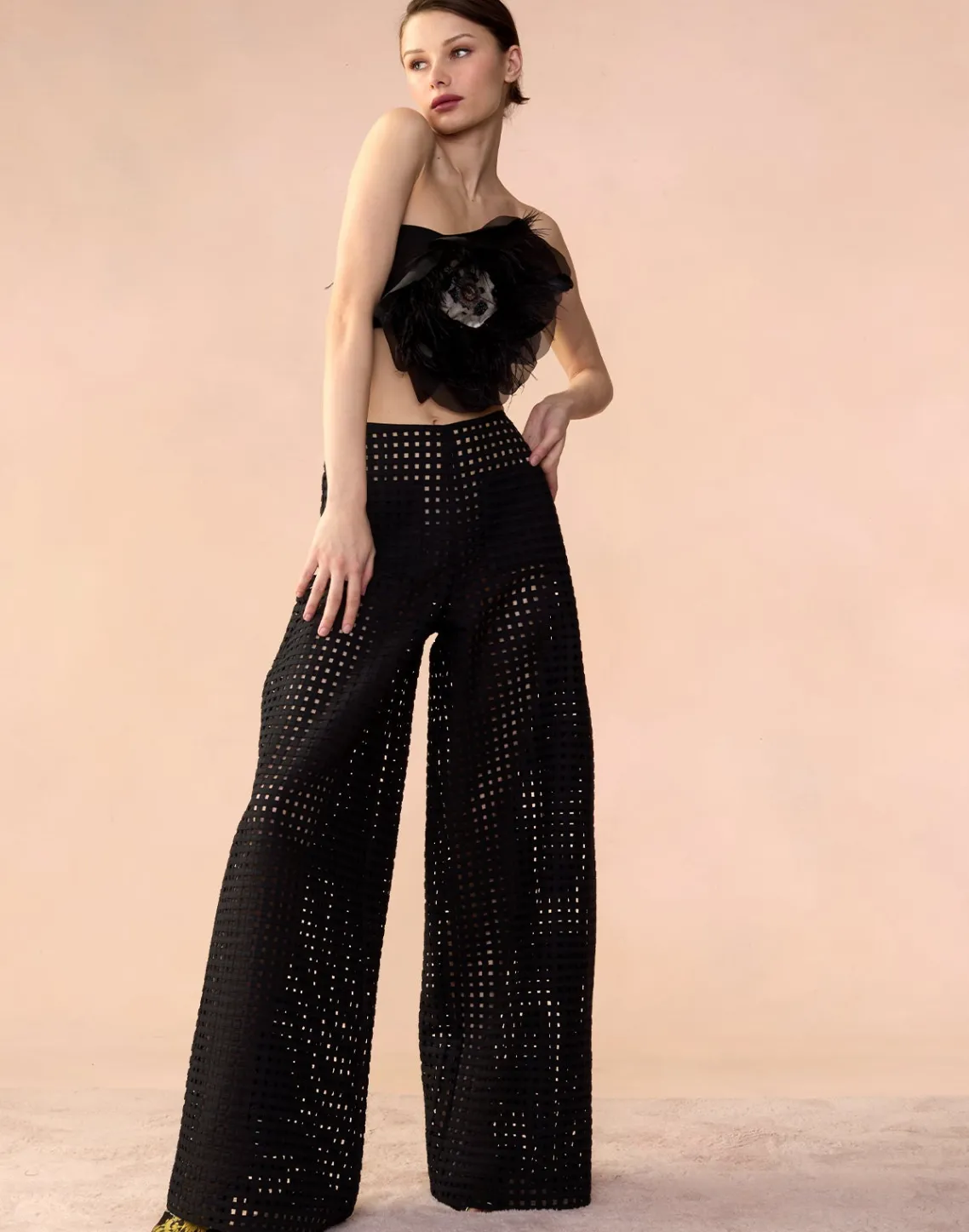 Cynthia Rowley Birdcage Pants BLACK Best