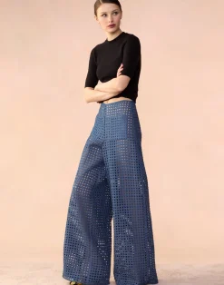 Cynthia Rowley Birdcage Pants Denim Outlet