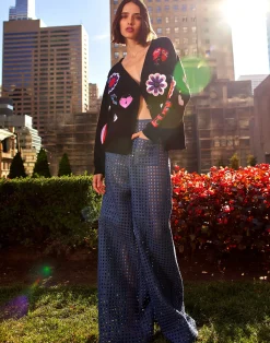 Cynthia Rowley Birdcage Pants Denim Outlet