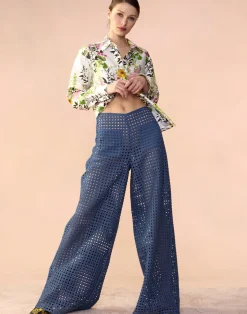 Cynthia Rowley Birdcage Pants Denim Outlet