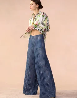 Cynthia Rowley Birdcage Pants Denim Outlet