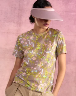 Cynthia Rowley Bloom Tee CMLFLR Discount