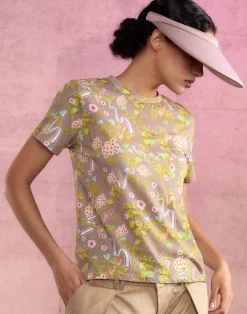 Cynthia Rowley Bloom Tee CMLFLR Discount