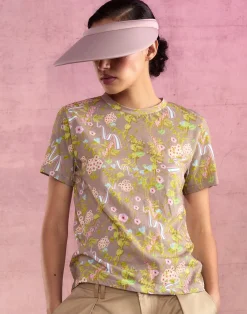 Cynthia Rowley Bloom Tee CMLFLR Discount