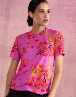 Cynthia Rowley Bloom Tee PNKCHR Online