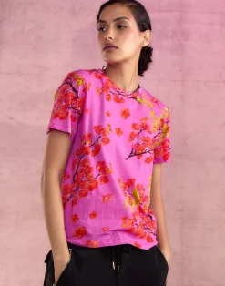 Cynthia Rowley Bloom Tee PNKCHR Online