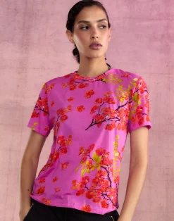 Cynthia Rowley Bloom Tee PNKCHR Online