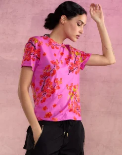 Cynthia Rowley Bloom Tee PNKCHR Online