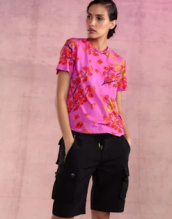 Cynthia Rowley Bloom Tee PNKCHR Online