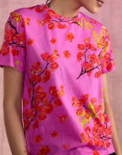 Cynthia Rowley Bloom Tee PNKCHR Online