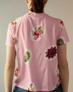 Cynthia Rowley Bloom Tee PNKMT Sale