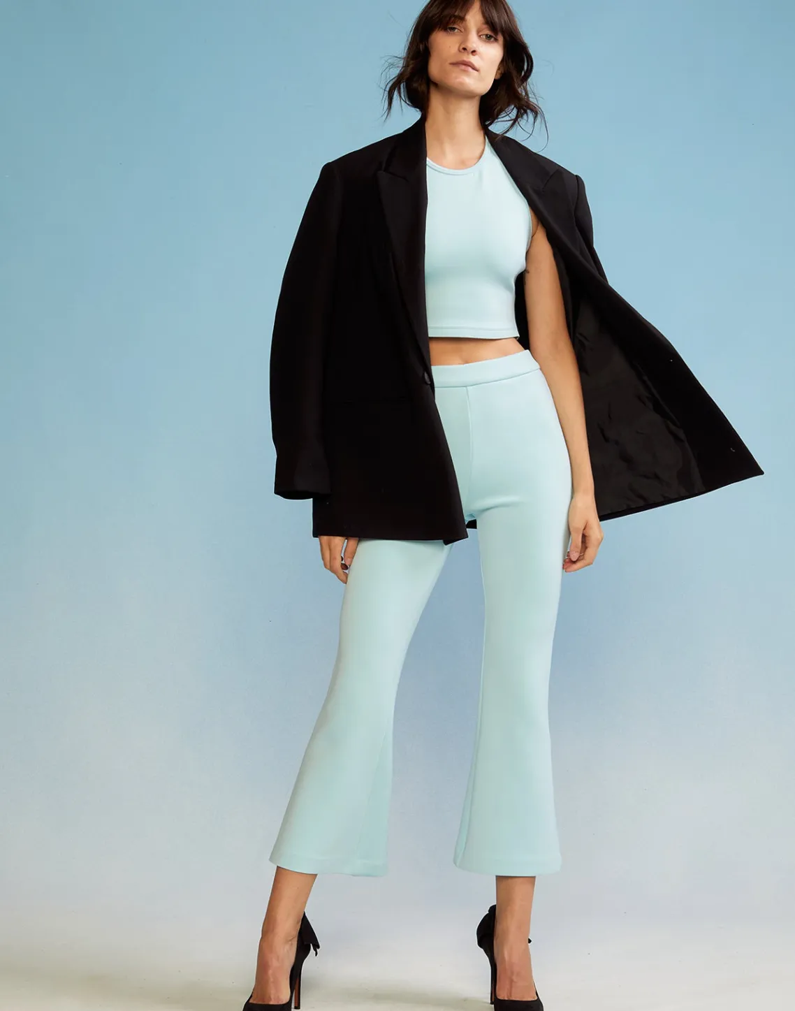 Cynthia Rowley Bonded Active Pant BLUE Fashion